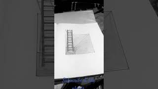 3D hole amp Stairs anamorphic illusion art Drawing short viral trendingYouTube video 🔥👌 [upl. by Valleau]