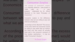 Consumer Surplus Easy Explanation in One Minute economics commerce management [upl. by Aihseyt956]