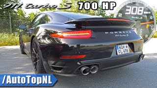 PORSCHE 911 TURBO S 9911 700HP  100300 amp INSANE SOUND by AutoTopNL [upl. by Balcke749]