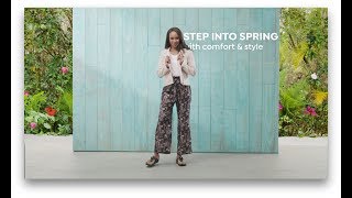 Ways to Wear FitFlop Wildflower Sandal  Spring Fashion Edit [upl. by Herschel332]