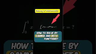 Gamma amp Beta Functions in Action Solving a Challenging Integral maths [upl. by Eixam]