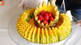 Fruit Centerpieces  Edible Party Fruit Ideas  Art with Fruit [upl. by Ayrolg701]