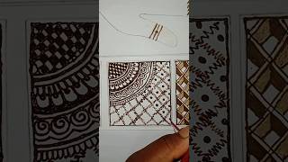 Checks mehndi design  short mehndi design trending [upl. by Dj]