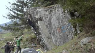 Bouldern Maltatal  Sieg oder Akia 7a [upl. by Aramoy]