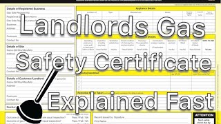 Landlord gas safety certificate [upl. by Haggar]