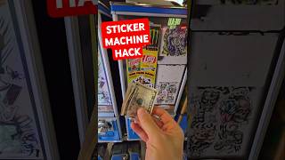 Sticker Vending Machine HACK shorts [upl. by Aracahs]