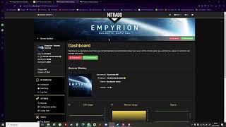 Tutorial  Servidor de Empyrion com Reforged Eden usando o host Nitrado [upl. by Loos693]