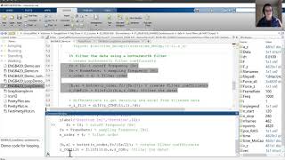 Filtering data with a low pass butterworth filter in Matlab [upl. by Iarahs]