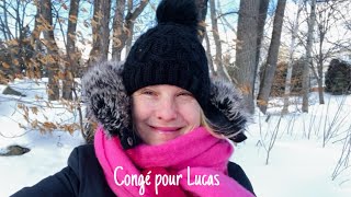 Congé d’école pour Lucas une belle journée 18 janv 24 [upl. by Pradeep]