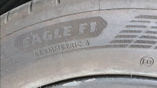 GoodYear Eagle F1 Asymmetrics 6 Made in Slovenia 22555R17 97Y XL [upl. by Hoo]