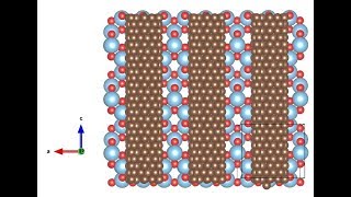 VESTA Software  Carbon Nanotube  AnataseTiO2 Heterostructure [upl. by Ebby]