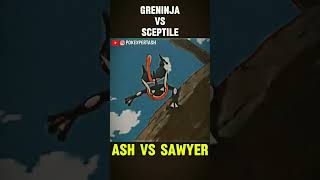 Ash Greninja VS Sawyer Sceptile🔥shorts pokemon viral [upl. by Templeton550]