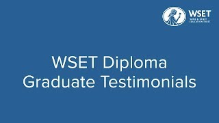 WSET Diploma Graduate Testimonials [upl. by Anaidni74]