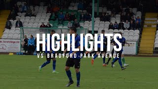 HIGHLIGHTS  Bradford Park Avenue vs Harrogate Town [upl. by Sillaw]