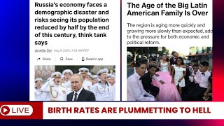 Vladimir Putins War Exacerbate Russias Demographic Crisis amp Latin Americas Plummeting Birth Rate [upl. by Weksler346]