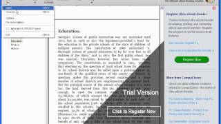 Ultra eBook Reader demonstration [upl. by Myers]