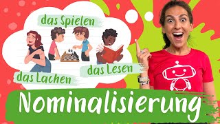 Nominalisierung  Substantivierung  Deutsch – Grundschule  Silicon Valley Kids [upl. by Basset167]