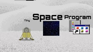 Building a Moon Base in Tiny Space Program [upl. by Teerprah]