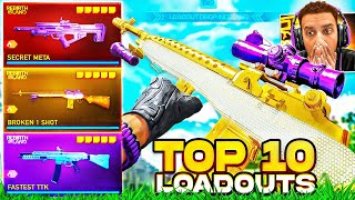 TOP 10 NEW META LOADOUTS in Warzone Rebirth Island Best Class Setups [upl. by Orpheus]