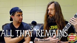 All That Remains Oli Herbert interview on the Rock Allegiance Tour [upl. by Russell]