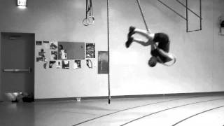 Pole Vault Drill Single Rope Invert [upl. by Ahsoet]