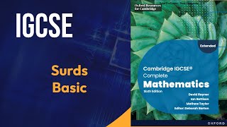 Surds Basics  Cambridge IGCSE Complete Mathematics Sixth Edition David Rayner Ian Bettison Mathew T [upl. by Esekram]