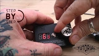 How to Install and setup RDA Vaping Coils using our premade coils Tutorial [upl. by Katharina]