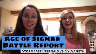 Age of Sigmar Battle Report Stormcast Eternals versus Sylvaneth at 1000 points [upl. by Doxia648]