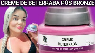 Para que serve o creme de beterraba com extrato de urucum  bronze bronzeamentonatural [upl. by Heger]