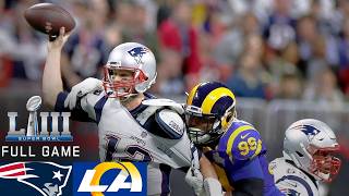 Super Bowl LIII New England Patriots vs Los Angeles Rams  FULL GAME [upl. by Sivia]