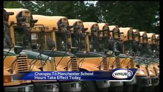 Manchester schools start new hours Monday [upl. by Aicirtan]