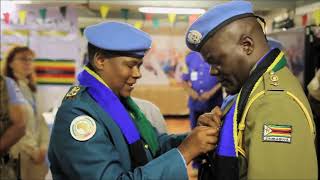 UNAMID  United Nations police in the African UnionUnited Nations Hybrid operation in Darfur [upl. by Ecniuq854]