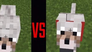 Tamed Wolf vs Wild Wolf  Minecraft Battles [upl. by Edyth782]