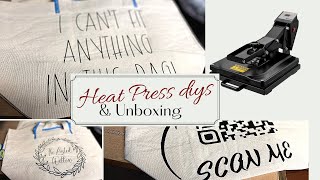 VEVOR Heat Press 15x15 How to Guide 🤗 and unboxing 💖 Free Design [upl. by Ferrigno582]