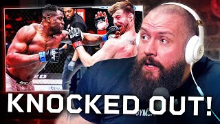 Francis Ngannou KNOCKS OUT Stipe Miocic  Live Reaction UFC260 [upl. by Gerald]