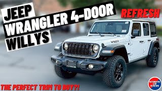 NEW 2024 JEEP WRANGLER WILLYS  Full Walkaround Review  The Perfect Trim To Buy [upl. by Ittam]