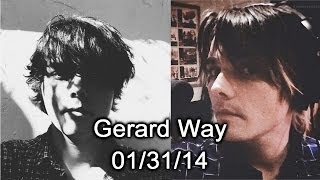 Gerard Way Interview January 31 2014 [upl. by Huoh]