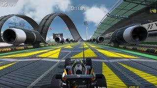 TrackMania Android game play [upl. by Airdnaxila]