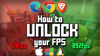 How to UNLOCK your FPS on ANY BROWSER Windows Mac Linux [upl. by Ulah997]