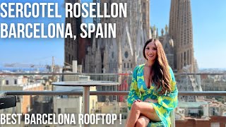 SERCOTEL ROSELLON Hotel  Barcelona  Best Rooftop View of La Sagrada [upl. by Lief311]