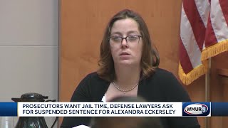 Prosecution defense file sentencing recommendations for Alexandra Eckersley [upl. by Wilfreda]