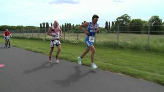 Jenson Button amazing 35th place at 2013 Ironman 703 Berlin [upl. by Harbed]