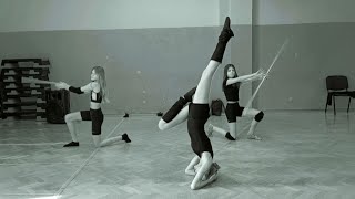 Choreography beginners with two girls volleyball players [upl. by Ativoj900]