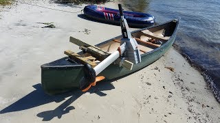 Speed test for Discovery 158 canoe with Torqeedo 1003 electric outboard 1000W [upl. by Aned543]