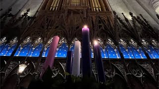 120323 A Liturgy of Advent Antiphons live from Winchester Cathedral 🇺🇦 [upl. by Idnem]