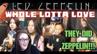 WHOLE LOTTA LOVE LED ZEPPELIN COVER by MISSIONED SOULS REACTION [upl. by Letnohc15]