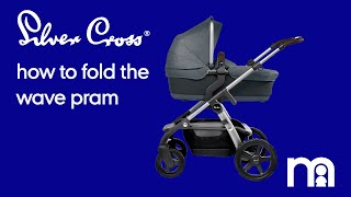 How to fold the Silver Cross Wave Pram [upl. by Atirahc]