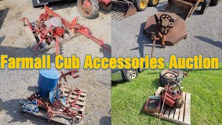 Farmall Cub Accessories Auction [upl. by Tisbe]