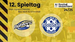 Floor Fighters Chemnitz vs BlauWeiß 96 Schenefeld  12 Spieltag  1 FloorballBL Herren 2425 [upl. by Adnauqahs]