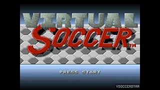 Virtual Soccer SNES PreSeason Match ENGLAND vs SCOTLAND [upl. by Sirrom]